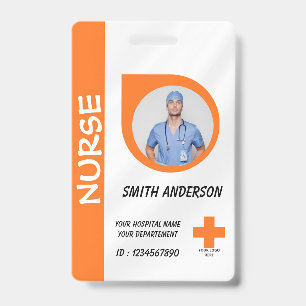 Gesundheitspflege Krankenschwester Foto-ID-Ausweis Ausweis