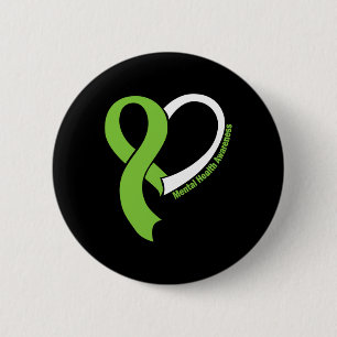 Gesundheitsprobleme Aufklärung Monat Mai Lime Gree Button