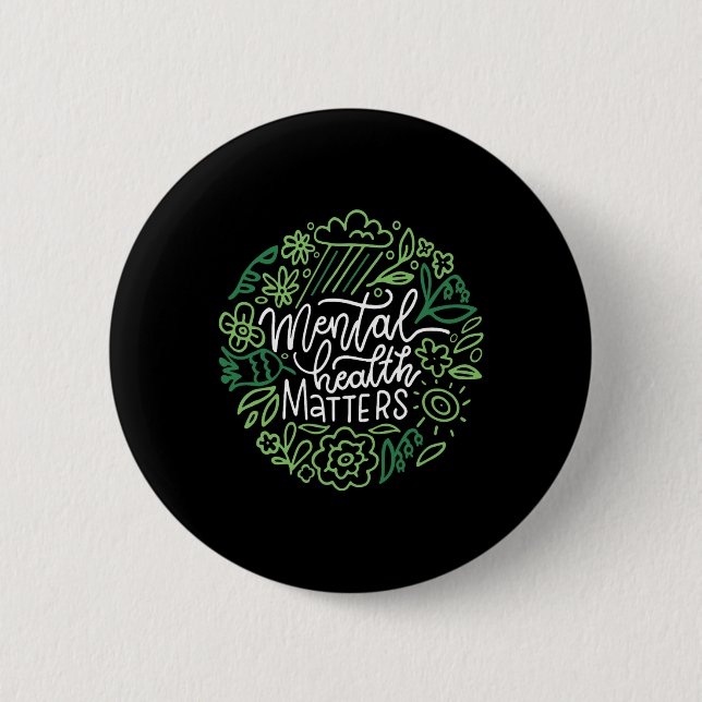 Gesundheitsprobleme beenden das Stigma Frauen psyc Button (Vorderseite)