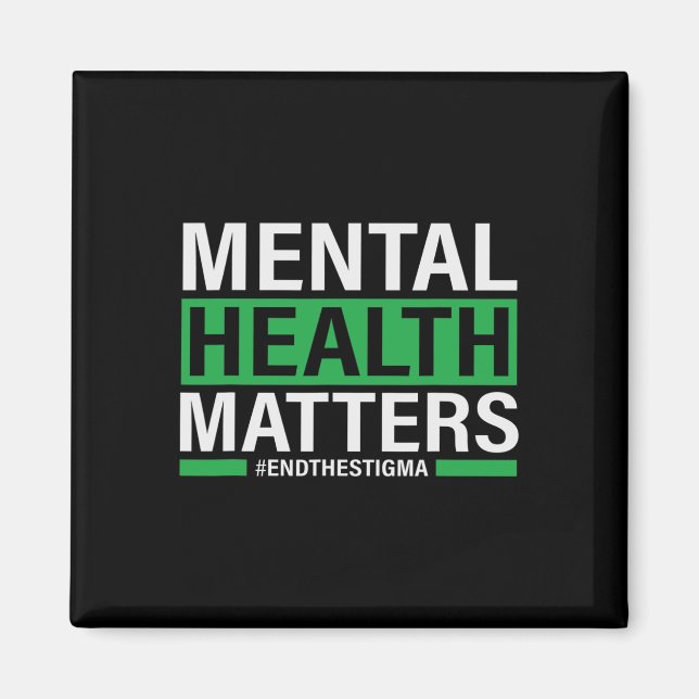 Gesundheitsprobleme beenden das Stigma Mental Heal Magnet (Vorne)