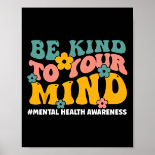 Gesundheitsprobleme beenden das Stigma Mental Heal Poster