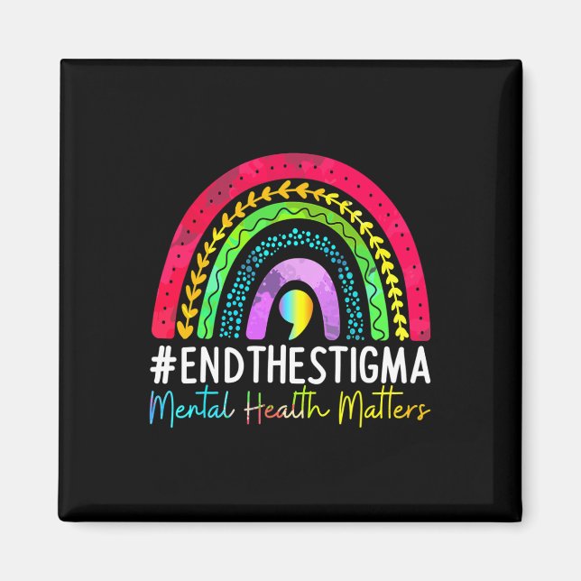 Gesundheitsprobleme beenden das Stigma Rainbow Boh Magnet (Vorne)