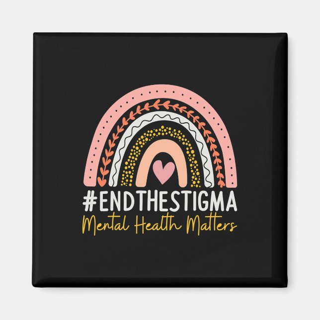 Gesundheitsprobleme beenden das Stigma Rainbow Boh Magnet (Vorne)