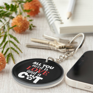 Gesundheitsprobleme bei Katzen Schlüsselanhänger