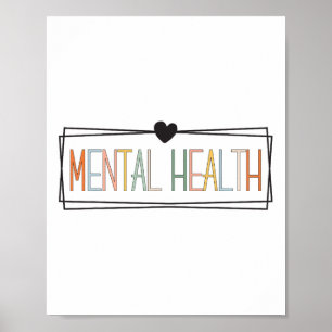 Gesundheitsprobleme Erkrankungen des Gehirns Psych Poster