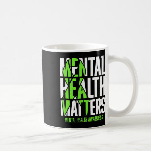 Gesundheitsprobleme Green Ribon Mental Health Awar Kaffeetasse