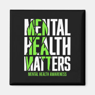 Gesundheitsprobleme Green Ribon Mental Health Awar Magnet