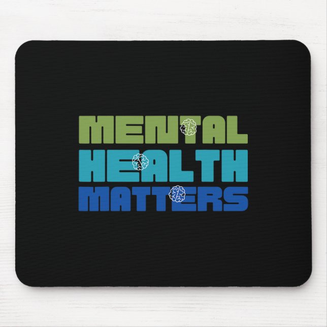 Gesundheitsprobleme Grün für das Bewusstsein für p Mousepad (Vorne)