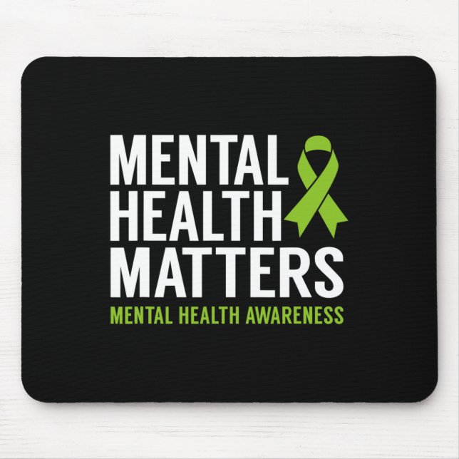 Gesundheitsprobleme Männer Frauen Kinder psychisch Mousepad (Vorne)