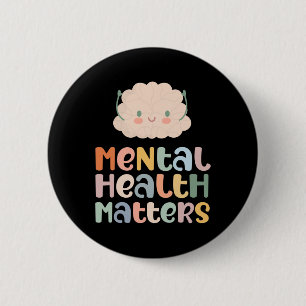 Gesundheitsprobleme Mental Health Awareness Angst Button