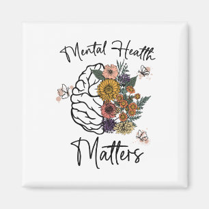 Gesundheitsprobleme Mental Health Awareness Magnet
