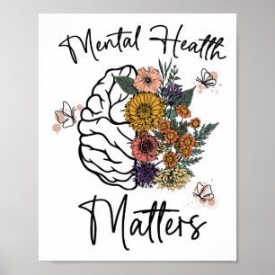 Gesundheitsprobleme Mental Health Awareness Poster