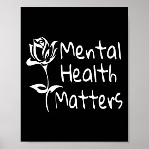 Gesundheitsprobleme Psychische Bewusstseinsbildung Poster