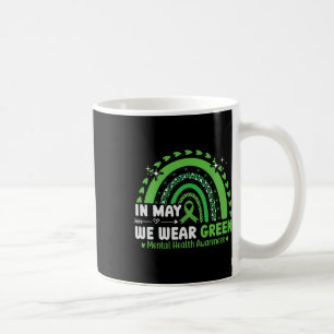 Gesundheitsprobleme Wir tragen grün Psychische Ges Kaffeetasse