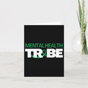 Gesundheitstest Mental Health Awareness Karte