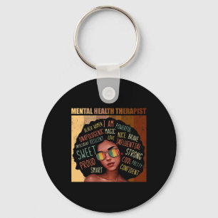 Gesundheitstherapeut Afro Women Black History Mona Schlüsselanhänger