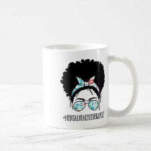 Gesundheitstherapeut Black Afro Messy Bun African Kaffeetasse