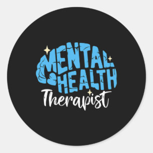 Gesundheitstherapie Studierende Psych Psychische P Runder Aufkleber