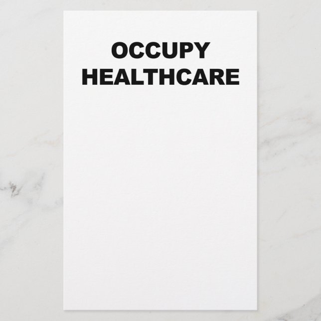 GESUNDHEITSVERSORGUNG BRIEFPAPIER (Vorderseite)