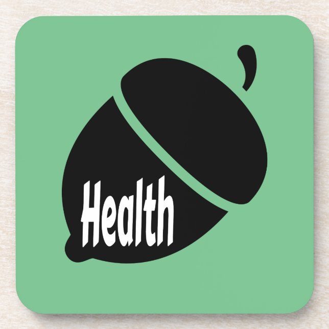 Gesundheitsvorsorge Getränkeuntersetzer (Vorderseite)