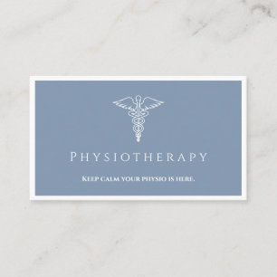 Gesundheitswesen Beruflich - Physiotherapeut Busin Visitenkarte
