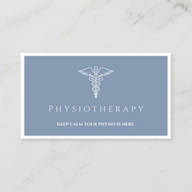 Gesundheitswesen Beruflich - Physiotherapeut Busin Visitenkarte (Vorderseite)
