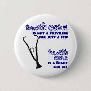 Gesundheitswesen-Reform-Unterstützung Teds Kenned Button