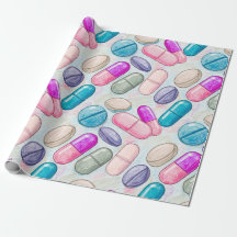 Gesundheitswesen und Apotheke Pink Gray Lila Kapse
