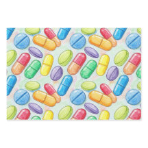 Gesundheitswesen und Pharmazie - farbige Kapsel