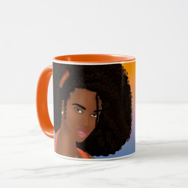 Gesunkene Schönheit mit Gedicht Tasse (Vorderseite Links)