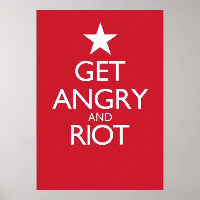 Get Angry Poster (Vorne)