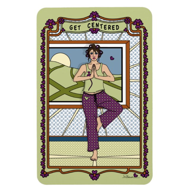 Get Center_A_4x6 Kühlschrank Magnet (Vertikal)