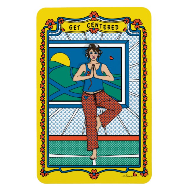 Get Center_B_4x6 Kühlschrank Magnet (Vertikal)