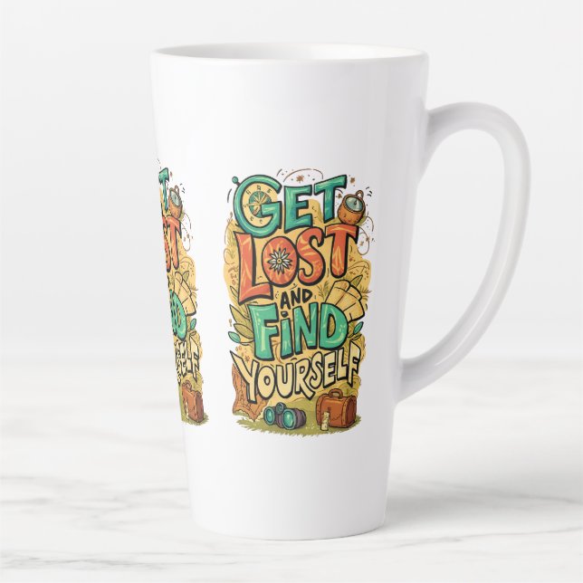 Get Lost and Find Yourself Milchtasse (Rechts)