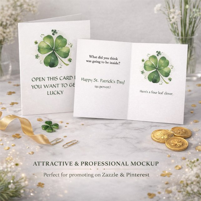 Get Lucky - Funny St. Patrick's Day  Karte (Von Creator hochgeladen)