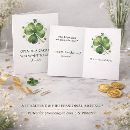 Get Lucky - Lustiger St. Patrick's Day Karte