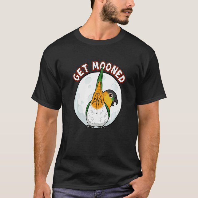 Get Mooned I Parrot Underfluffies I Black headed C T-Shirt (Vorderseite)