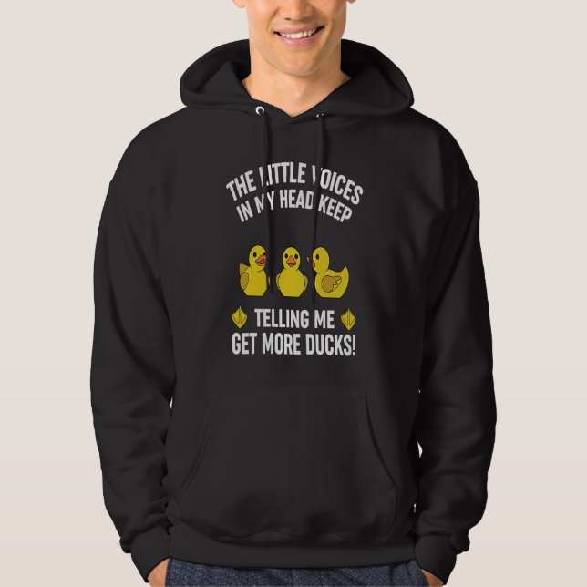 Get More Ducks Rubber Duck Hoodie (Vorderseite)
