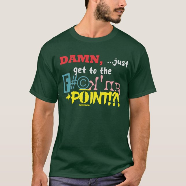 GET to the POINT Dark T-Shirts (Vorderseite)
