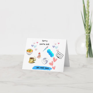 "Get Well bald card - Comfort, Healing & Prayers" Karte