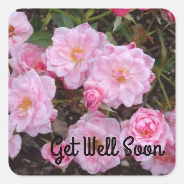 Get Well bald Jeanne LaJoie Rose #1-2 Stickers (Vorderseite)
