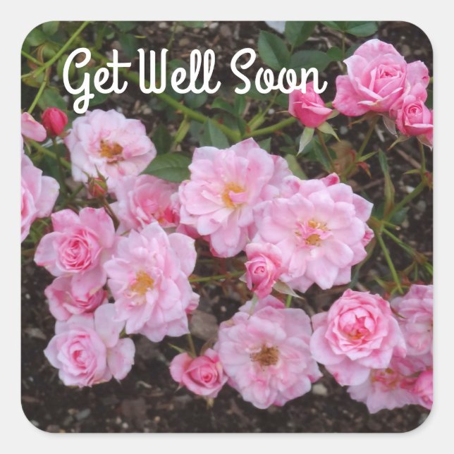 Get Well bald Jeanne LaJoie Rose #1 Stickers (Vorderseite)