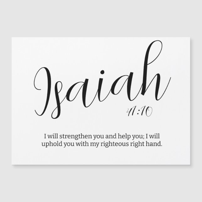 Get Well Bible Verse | Isaiah 41 | Strength Magnet (Devant)
