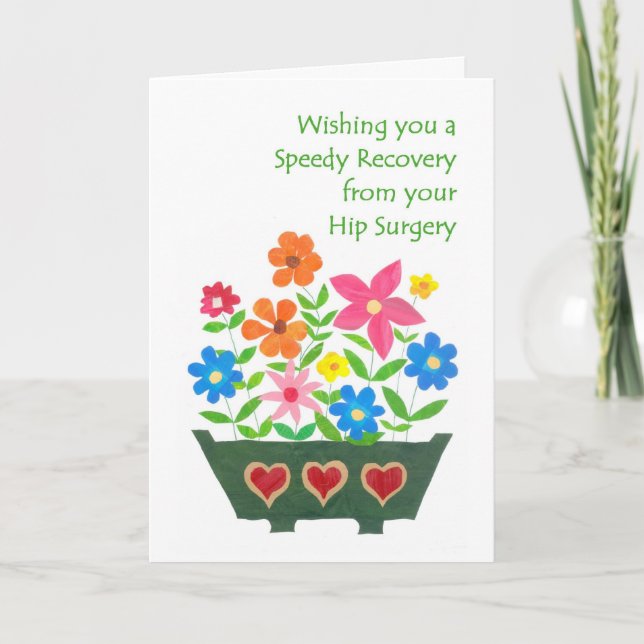 Get Well Card - Angesagte Operation Karte (Vorderseite)