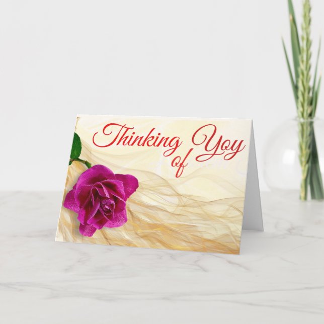 Get Well Card Dankeskarte (Vorderseite)