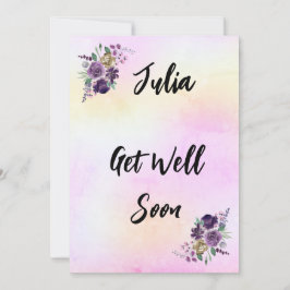 Get Well Card Einladung