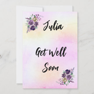 Get Well Card Einladung