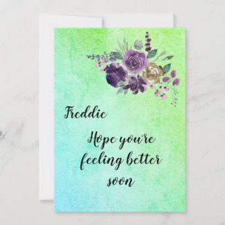 Get Well Card Einladung