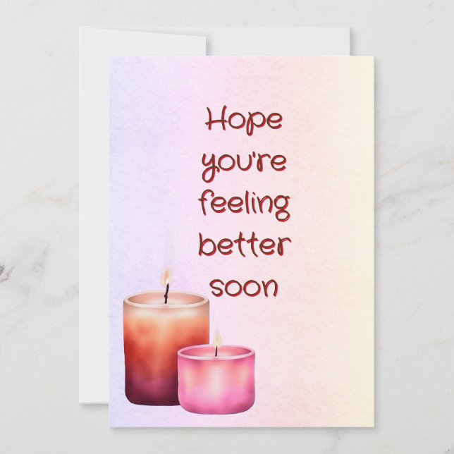 Get Well Card Einladung (Vorderseite)