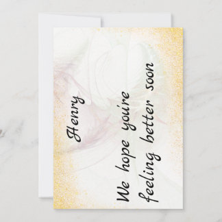 Get Well Card Einladung